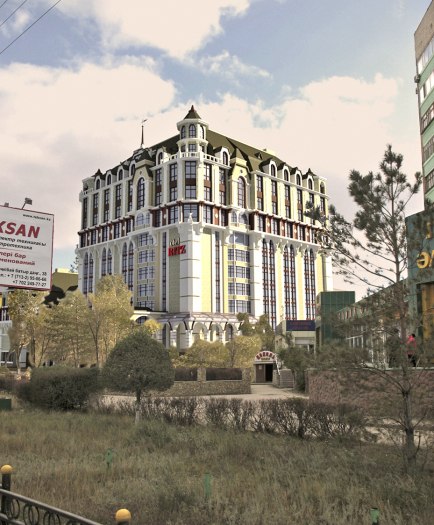 Реконструкция 8эт. здания в 14эт. Отель «Уайт Хил». Казахстан